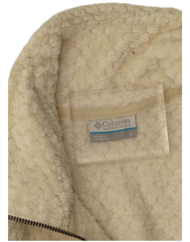 Damska kurtka polarowa Columbia UK 10, mała, złamana biel, poliester