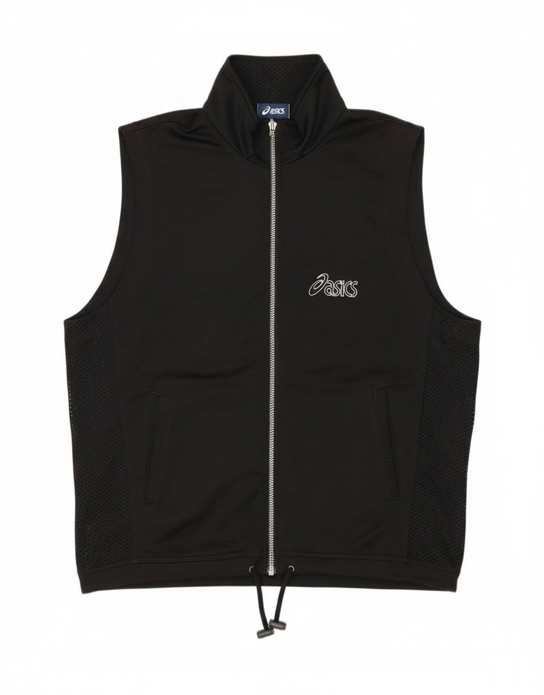 Męska bluza dresowa bez rękawów Asics z grafiką, duża czarna
