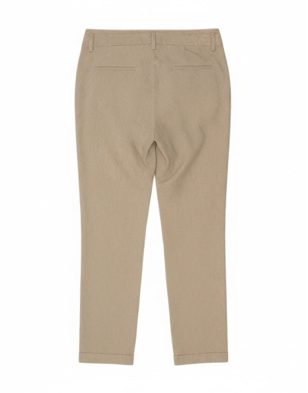 Spodnie damskie Zara Slim Chino EU 38 Small W28 L27 Zielone bawełniane paski