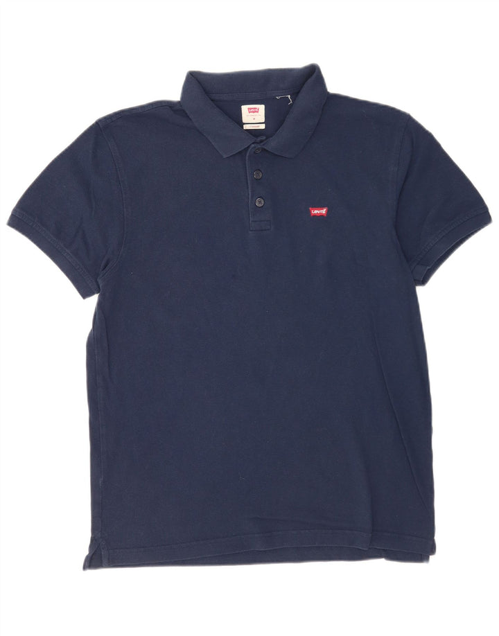 Męska koszulka polo Levi's o standardowym kroju, w kolorze średnio-granatowym
