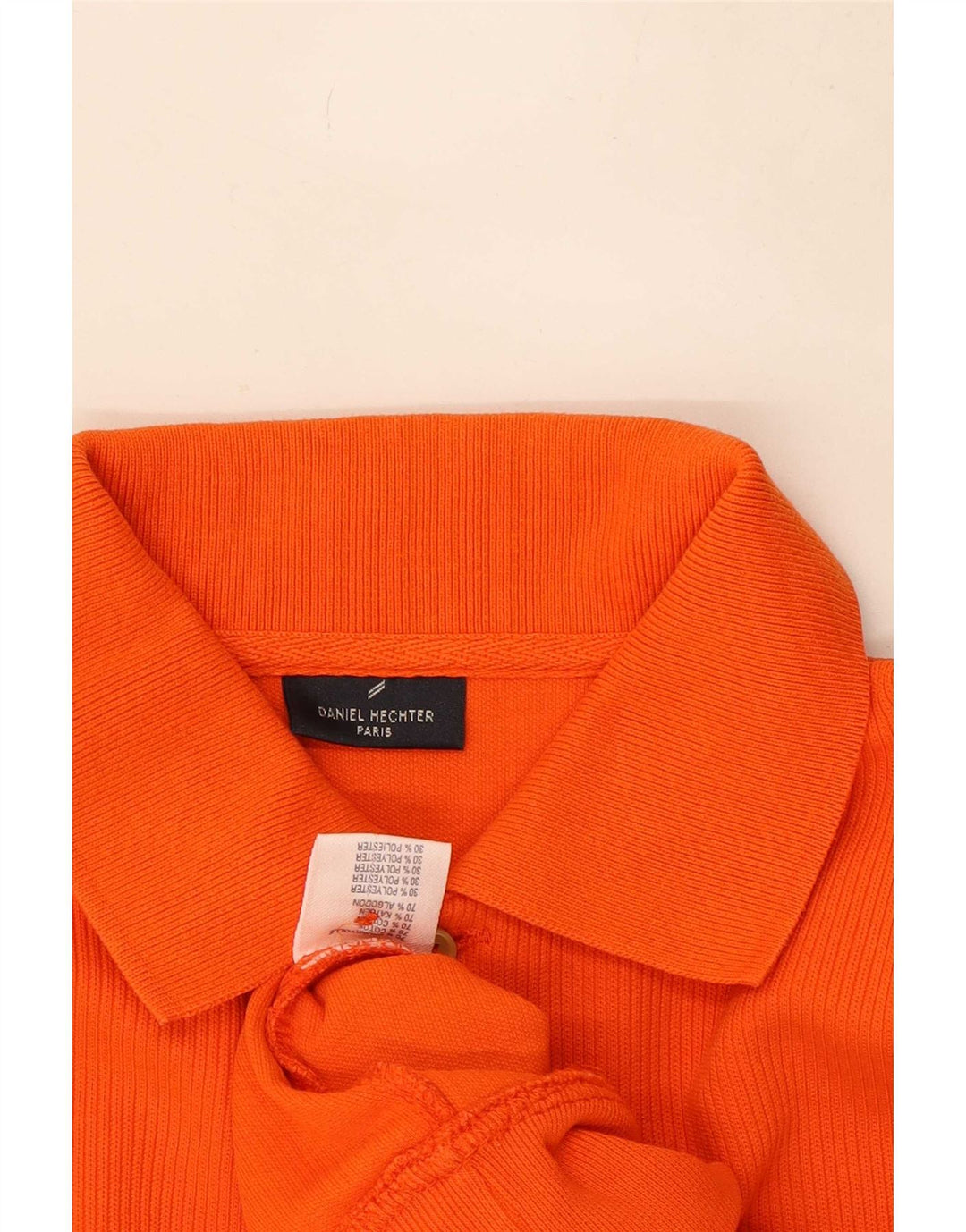 Męski sweter polo Daniel Hechter IT 50 Średniej Pomarańczowej Bawełny