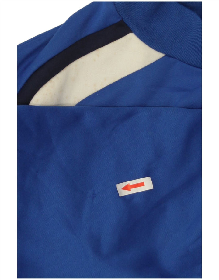 Męski sweter Diadora, mały, niebieski, poliester z blokami kolorów