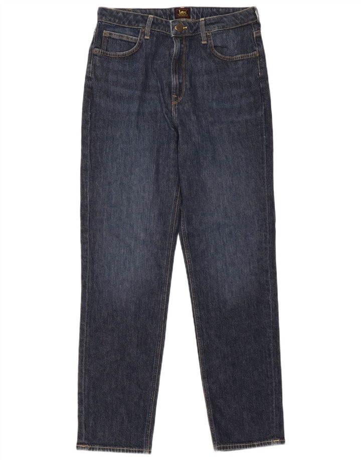 Damskie jeansy Lee Carol Straight W30 L35 Granatowe, bawełniane