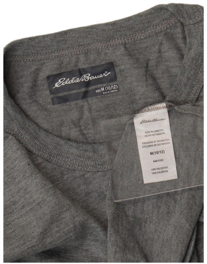 T-shirt chłopięcy Eddie Bauer 10-11 lat, średni szary poliester