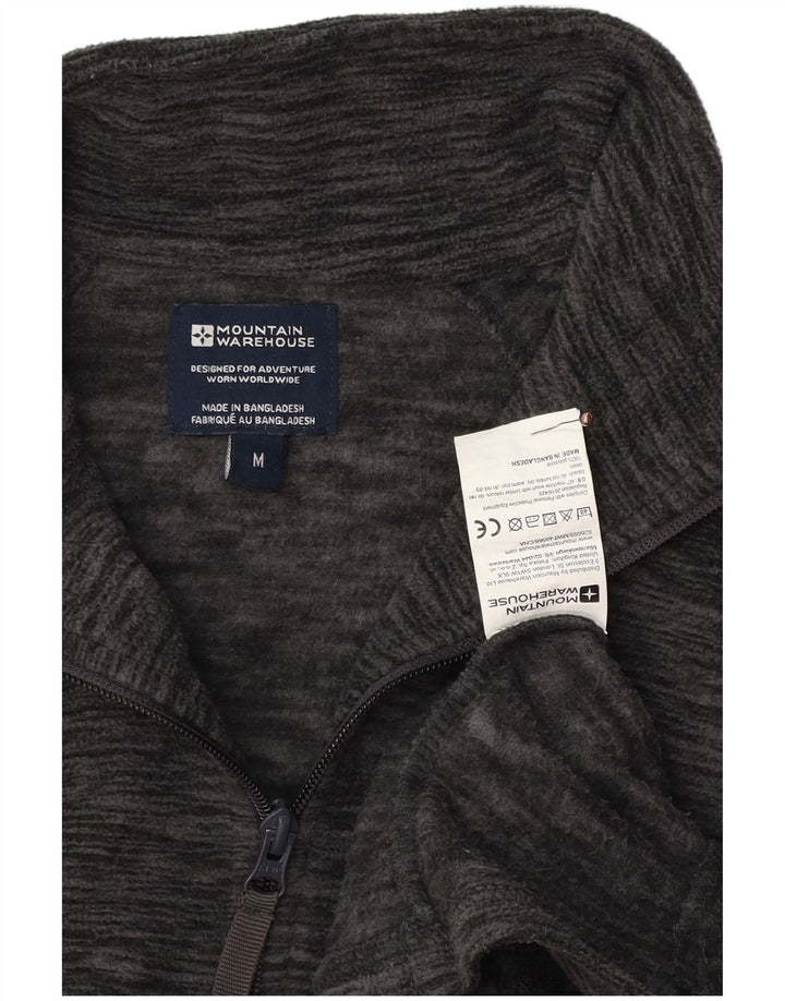 Męska kurtka polarowa MOUNTAIN WAREHOUSE UK 38, średni szary poliester