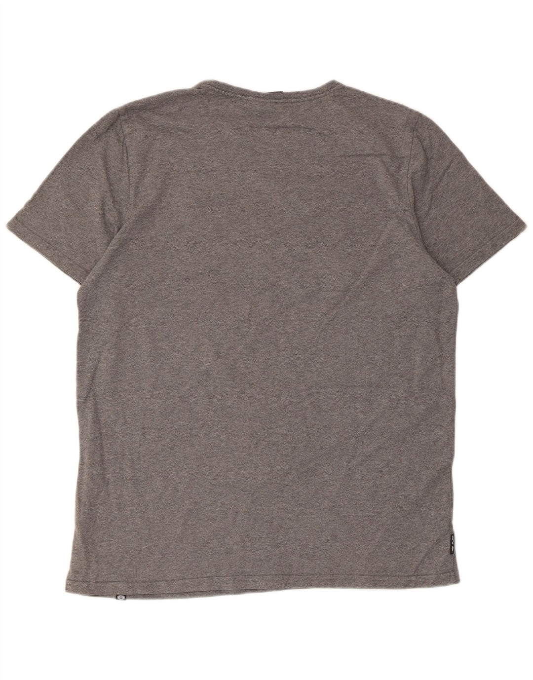 Męski T-shirt z grafiką zwierzęcą, duży, szary, bawełniany