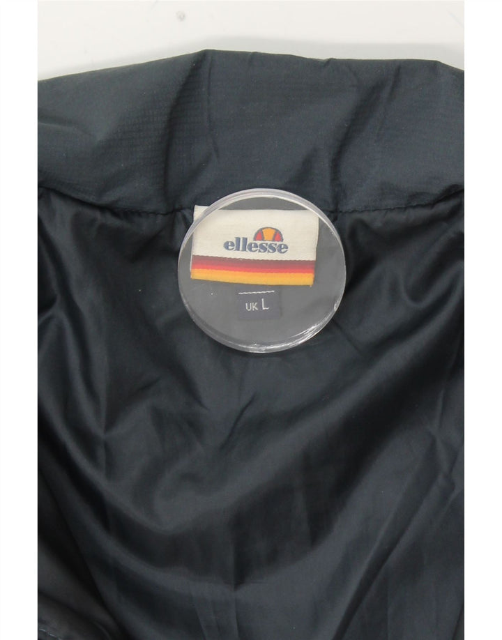 Damska ocieplana kurtka ELLESSE UK 16, duża, granatowa, z poliestru