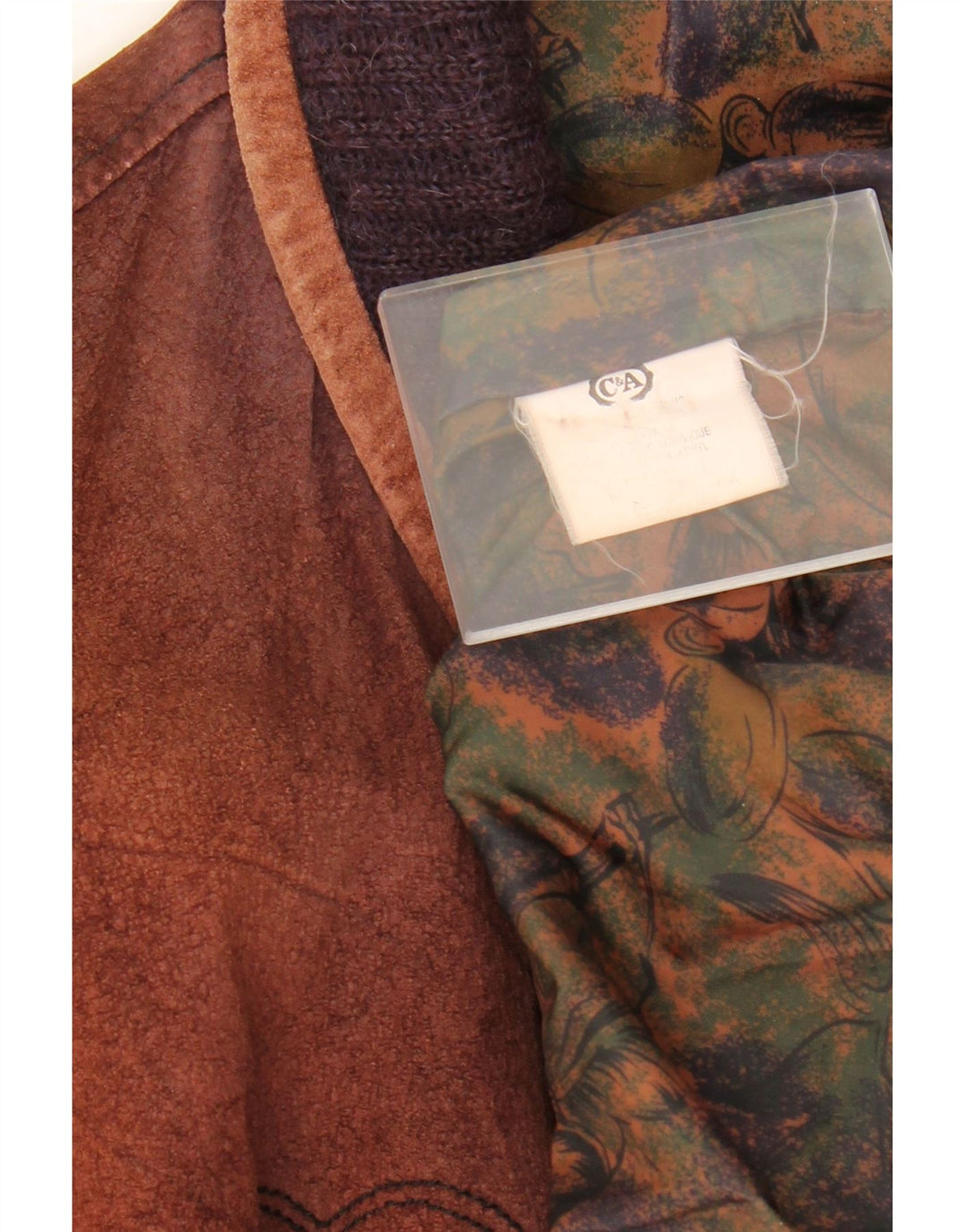 Męska dzianinowa kurtka bomber C&A, średnia, wielokolorowa Fair Isle