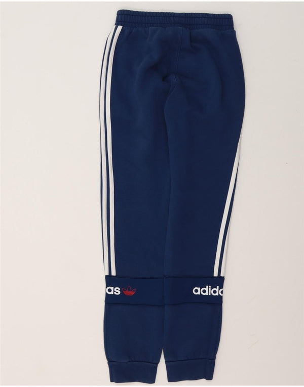 Damskie spodnie dresowe Adidas Graphic Joggers UK 6 XS Granatowe bawełniane