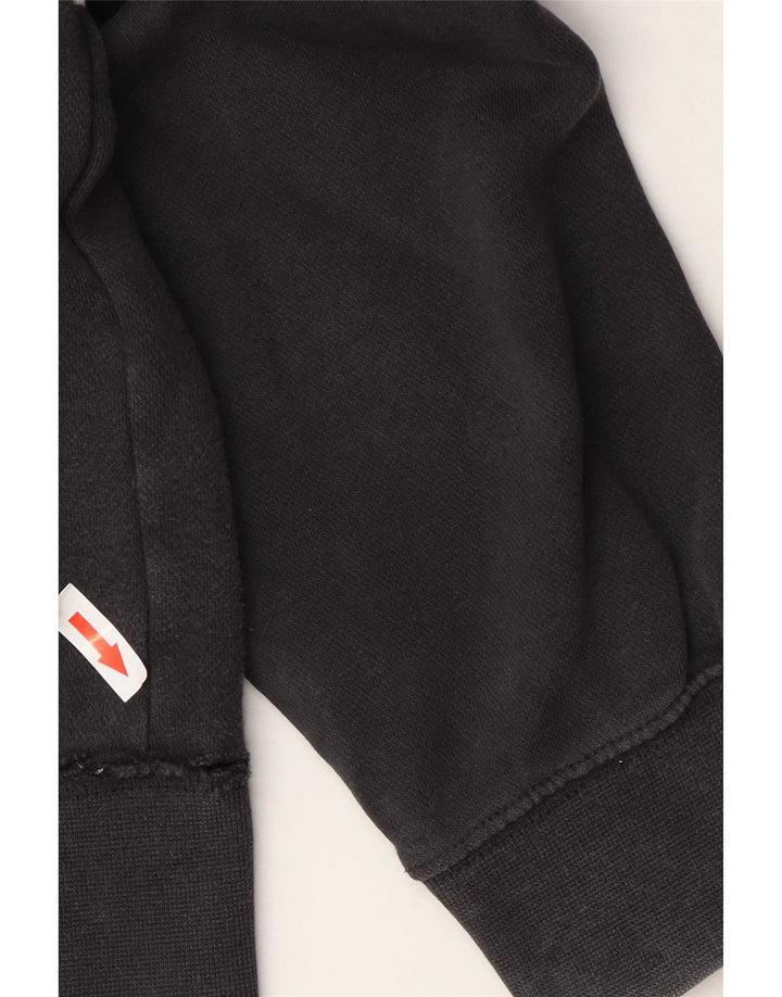 Męska bluza z grafiką Nike, bawełniana, średnia czarna, z blokami kolorów