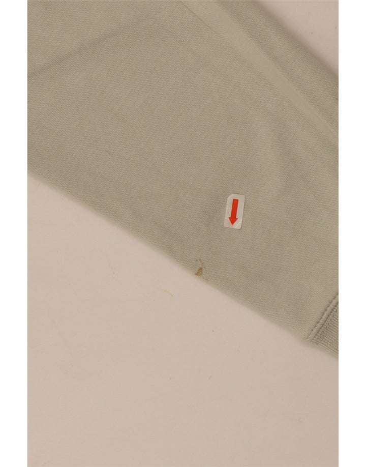 Męski sweter z kapturem Nike, średni zielony, bawełniany