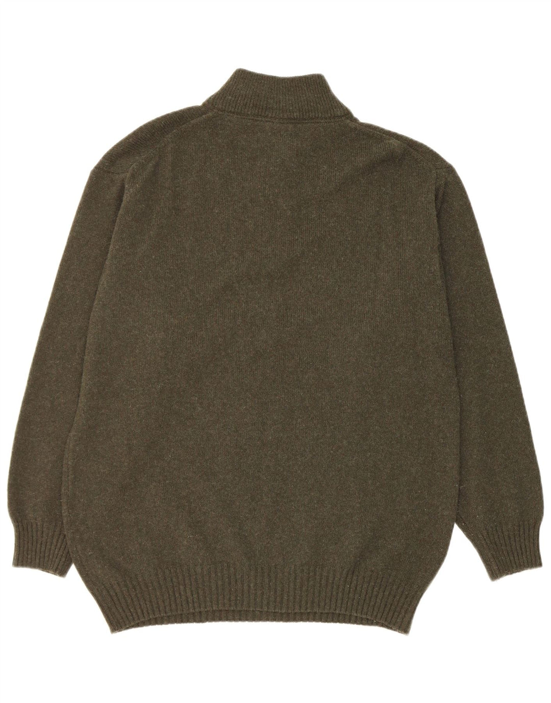 Męski sweter z zamkiem błyskawicznym Murphy & Nye XL, zielona wełna