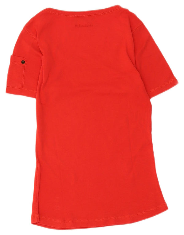 Marlboro Classics Girls T-Shirt Top 13-14 Years XL Red