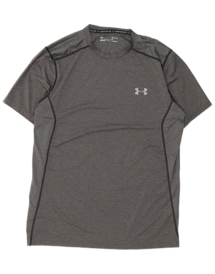 Męska koszulka t-shirt Under Armour Heat Gear, wykonana z poliestru w kolorze średnioszarym