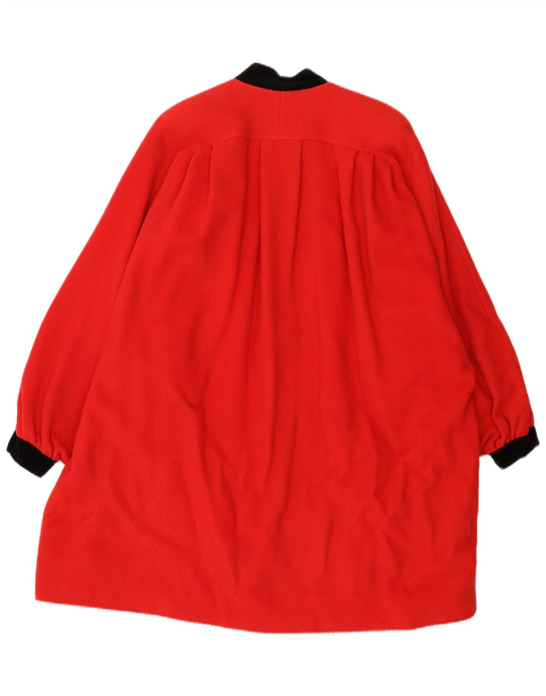 Valentino damski płaszcz oversize IT 40 mała czerwona wełna w blokach kolorów