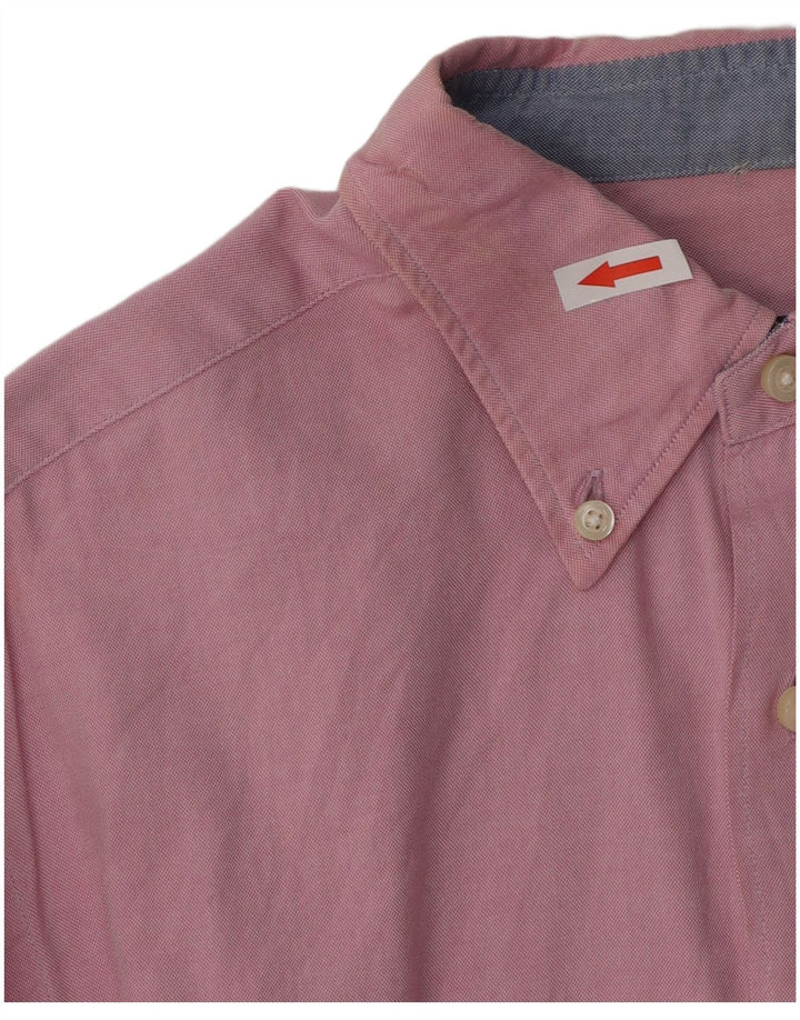 Koszula męska MASSIMO DUTTI, duża, różowa, bawełniana