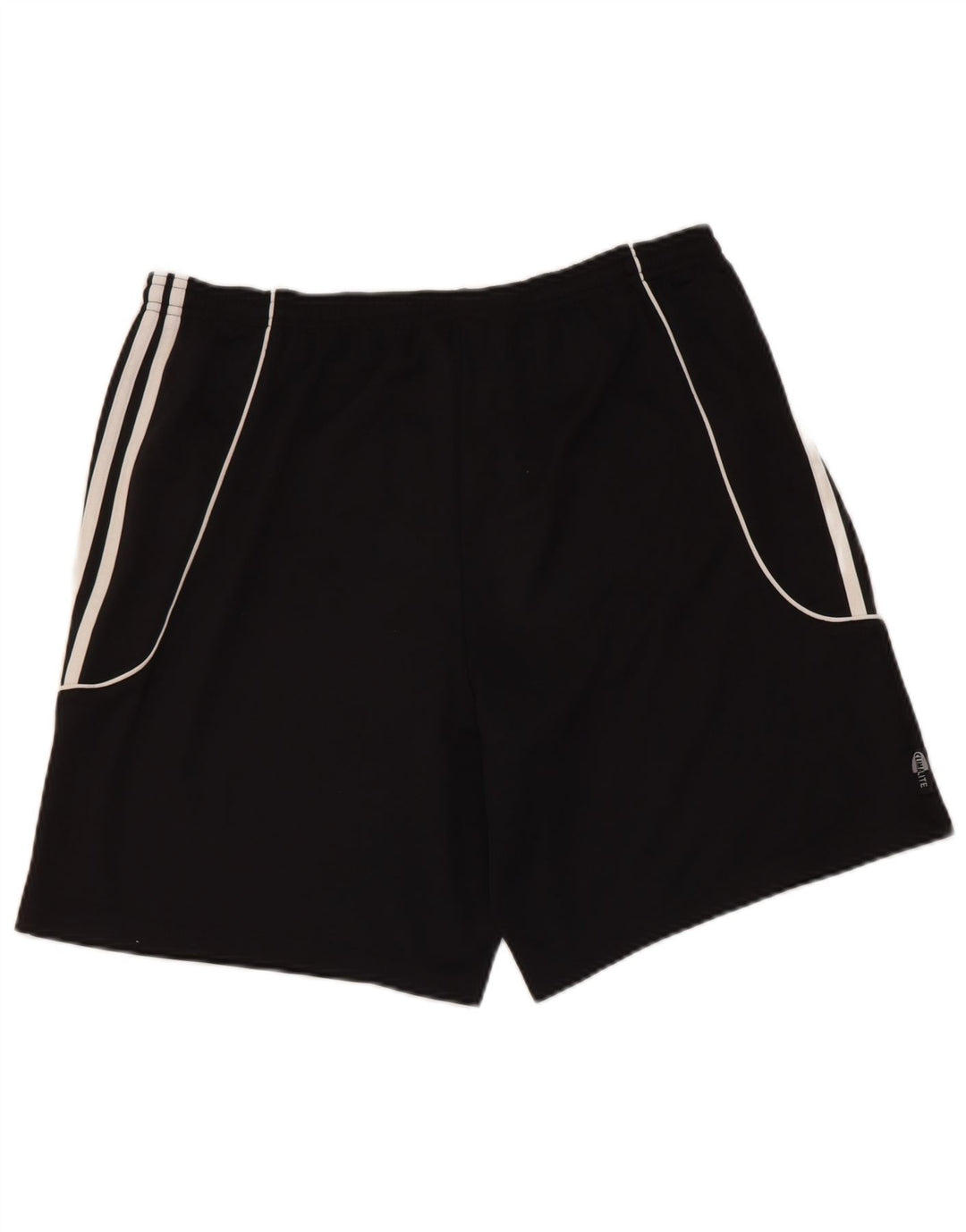 Męskie spodenki sportowe Adidas Climalite, duże, czarne, poliestrowe