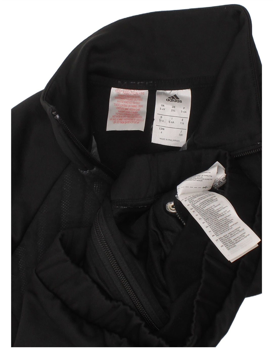 Chłopięca bluza dresowa Adidas z grafiką, 5-6 lat, czarna, geometryczna