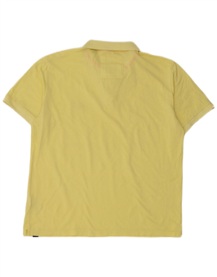 Męska koszulka polo Superdry 2XL, żółta, bawełniana