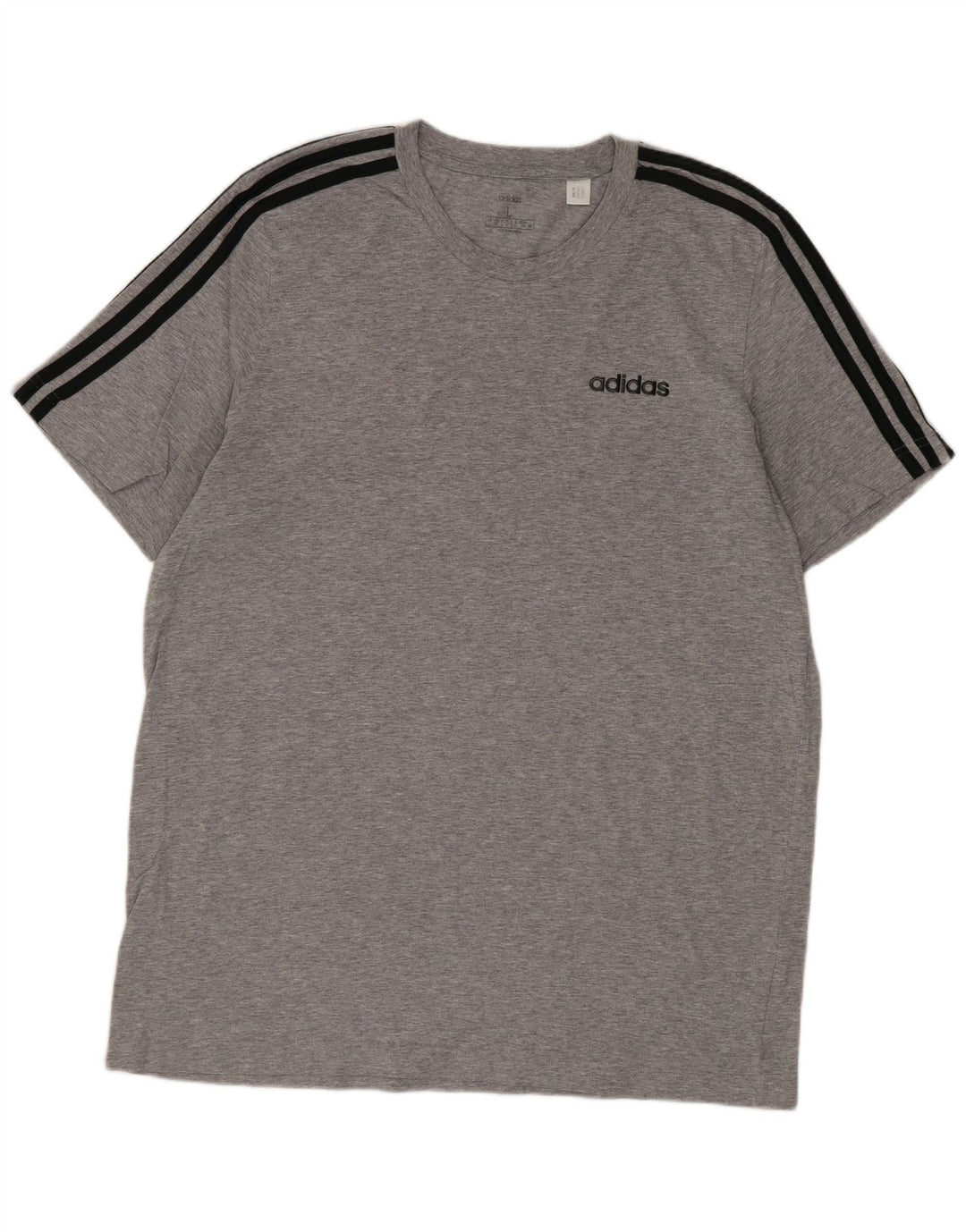 Męski T-shirt ADIDAS, duży, szary