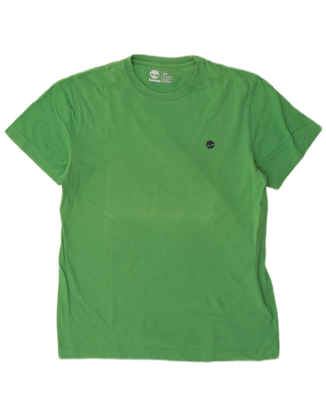 T-shirt męski Timberland o regularnym kroju, mały, zielony, bawełniany