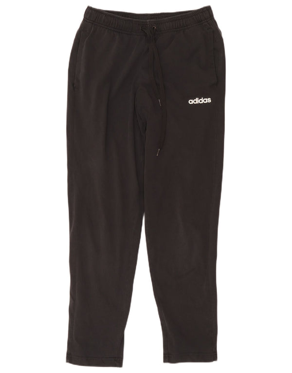Męskie spodnie dresowe Adidas, średnie czarne, bawełniane