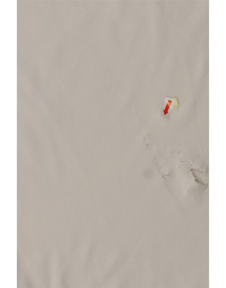 Męska koszulka polo CONTE OF FLORENCE, średnia, biała, bawełniana