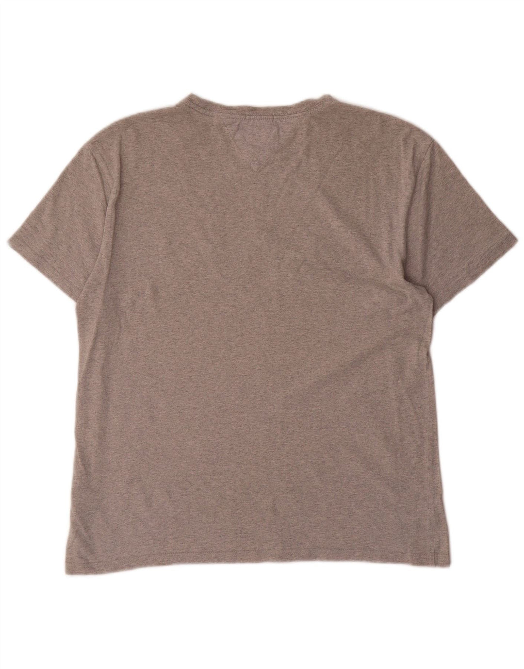 T-shirt damski TOMMY HILFIGER o regularnym kroju z grafiką, UK 14, średni szary