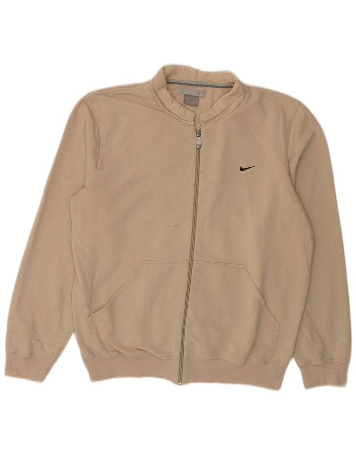 Męska bluza dresowa NIKE UK 39/41 Średni beż, bawełna
