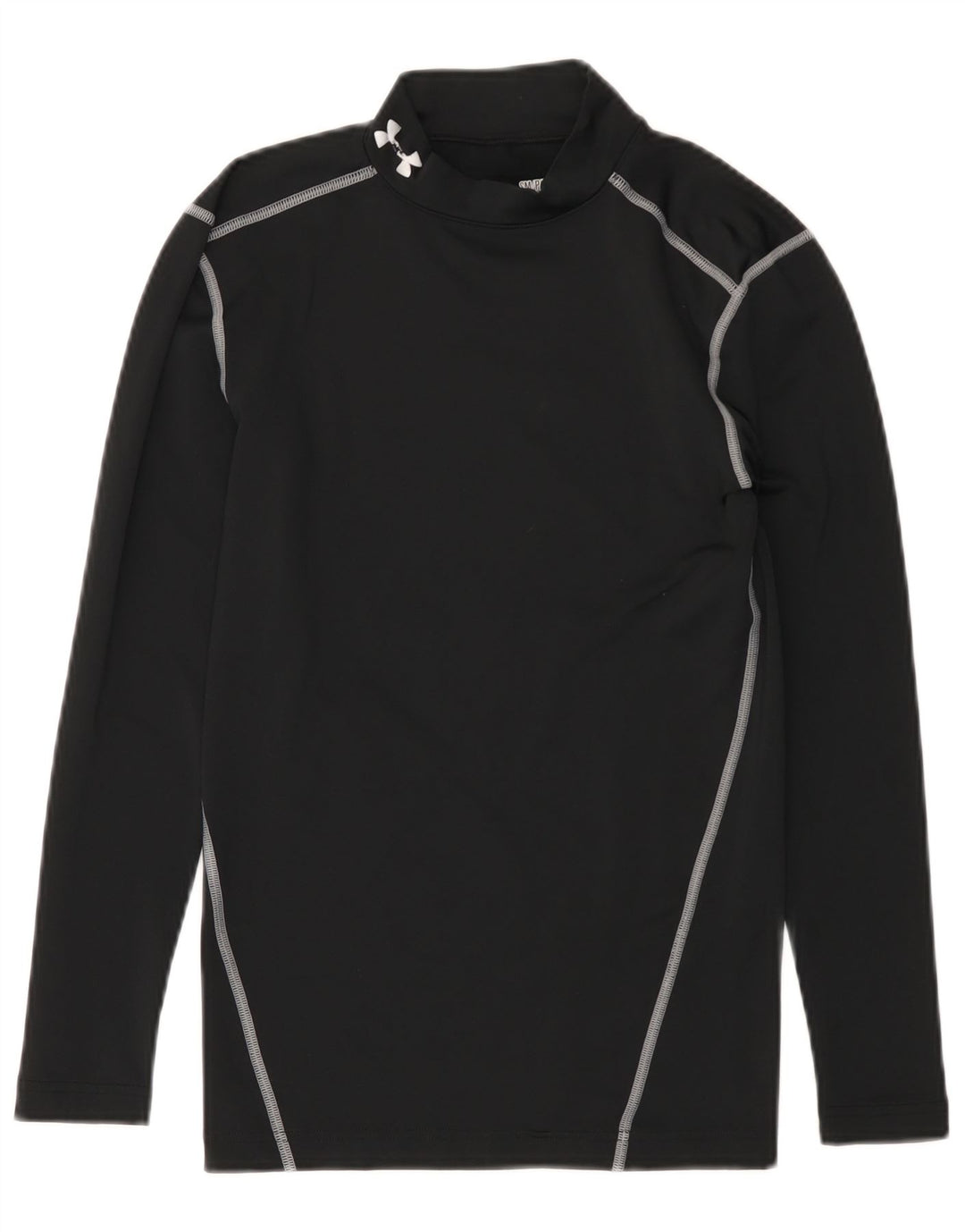 Damski top kompresyjny Under Armour z długim rękawem, UK 8, mały, czarny