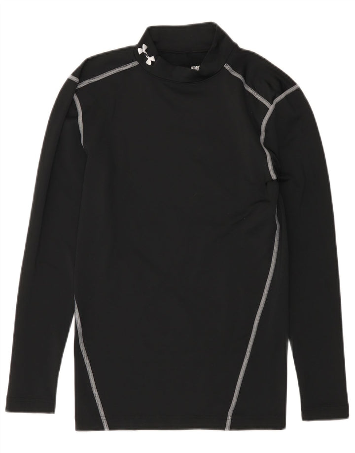 Damski top kompresyjny Under Armour z długim rękawem, UK 8, mały, czarny