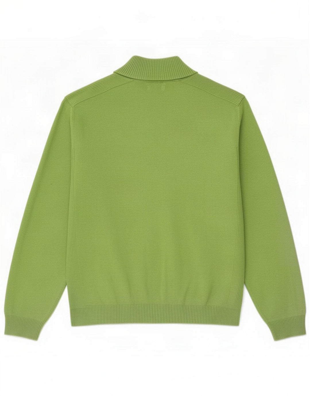 Męski sweter zapinany na guziki Massimo Dutti 2XL Zielony bawełniany