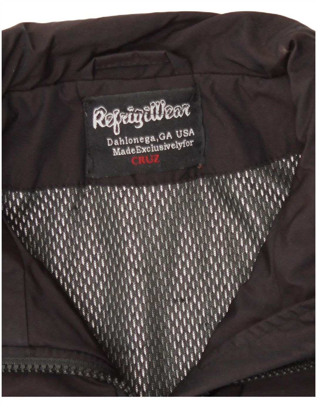 Damska kurtka bomberka Refrigiwear UK 14, średni bordowy nylon