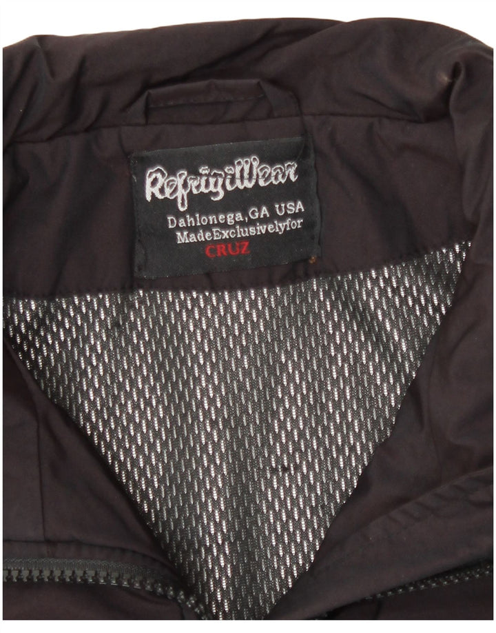 Damska kurtka bomberka Refrigiwear UK 14, średni bordowy nylon