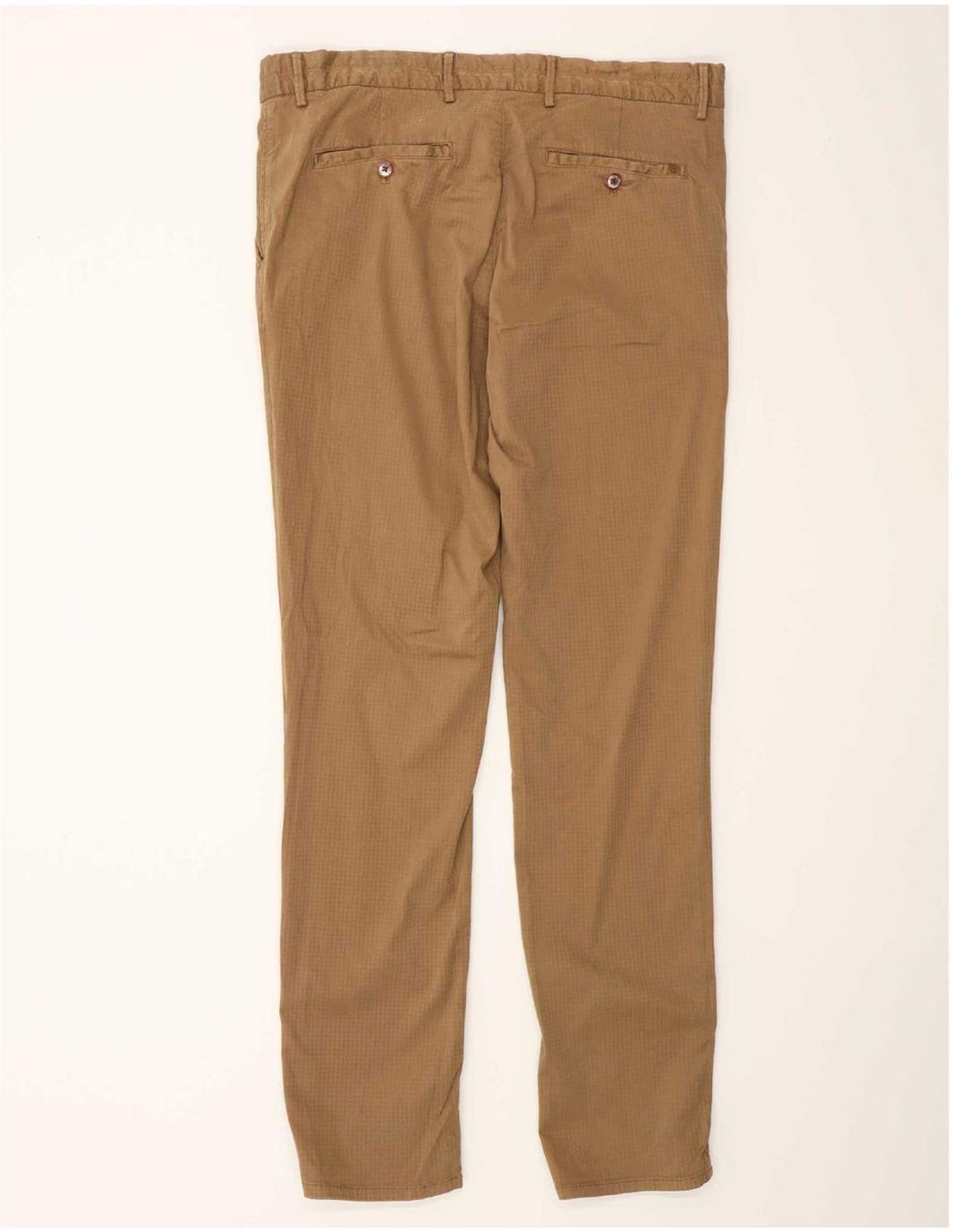 Męskie spodnie cargo Chino Massimo Dutti EU 44 Large W34 L33 Brązowa kratka