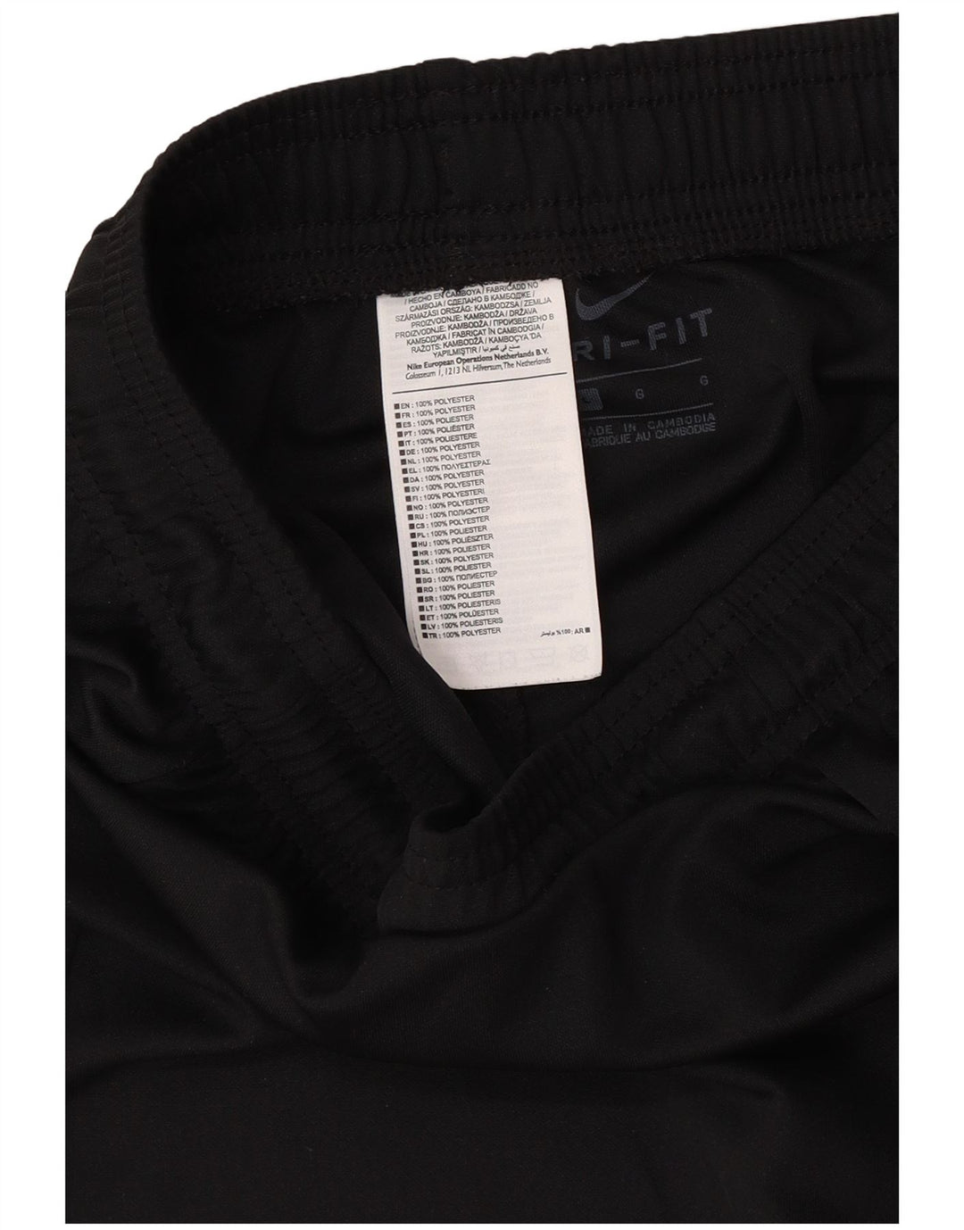Męskie spodenki sportowe Nike Dri Fit, duże, czarne, poliestrowe