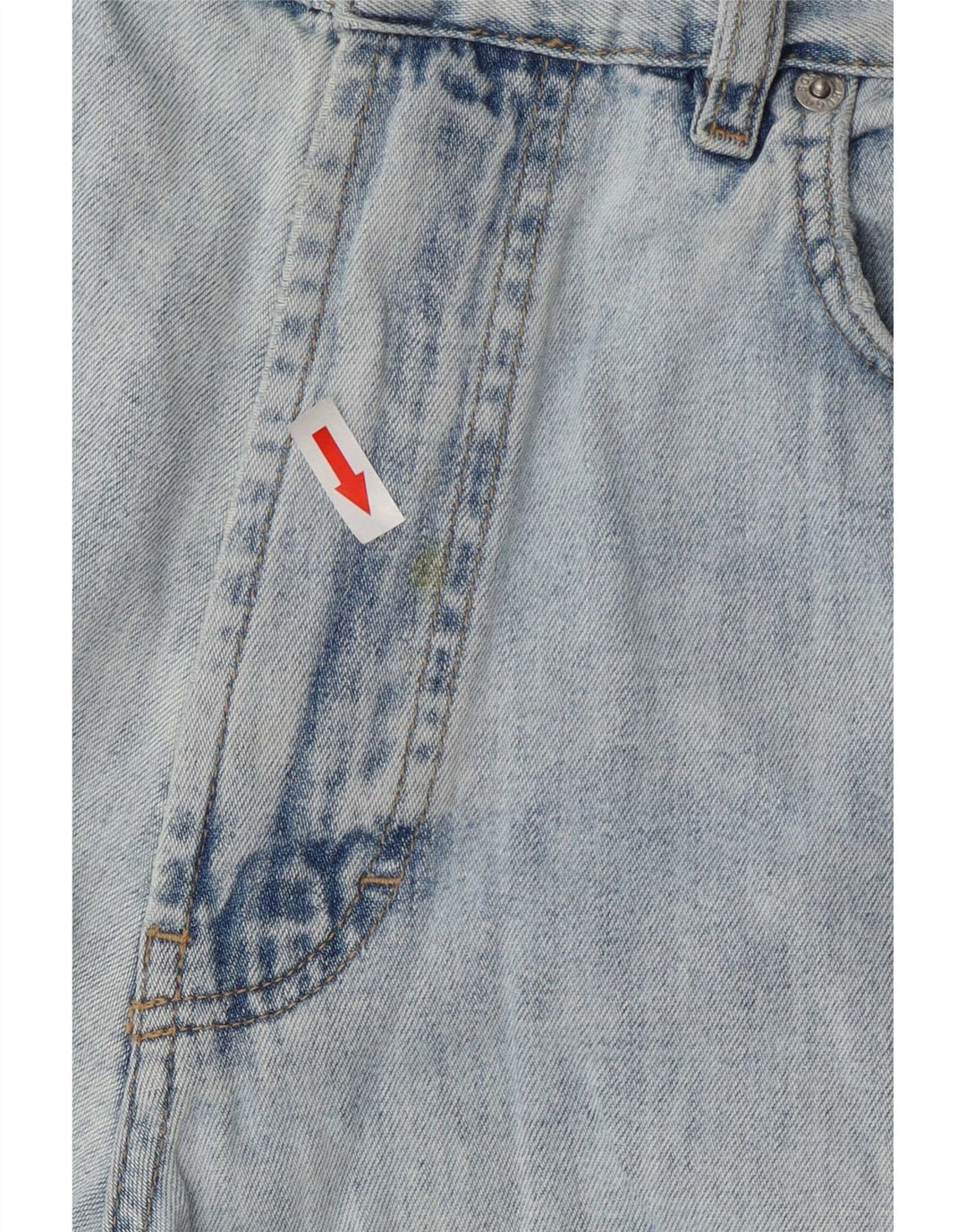 Męskie spodenki jeansowe Hugo Boss W35, duże, niebieskie