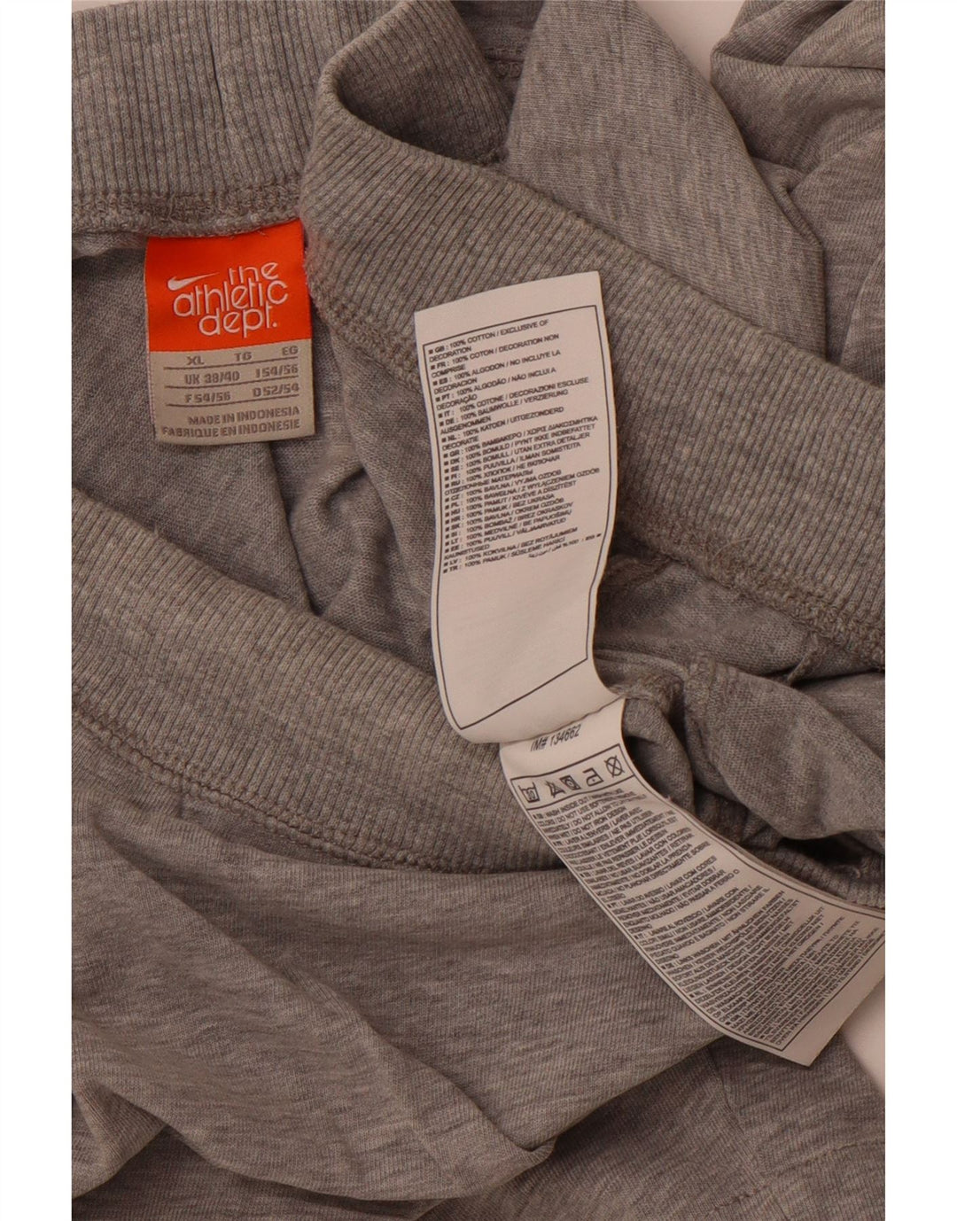 Męskie spodenki sportowe NIKE XL, szare, bawełniane