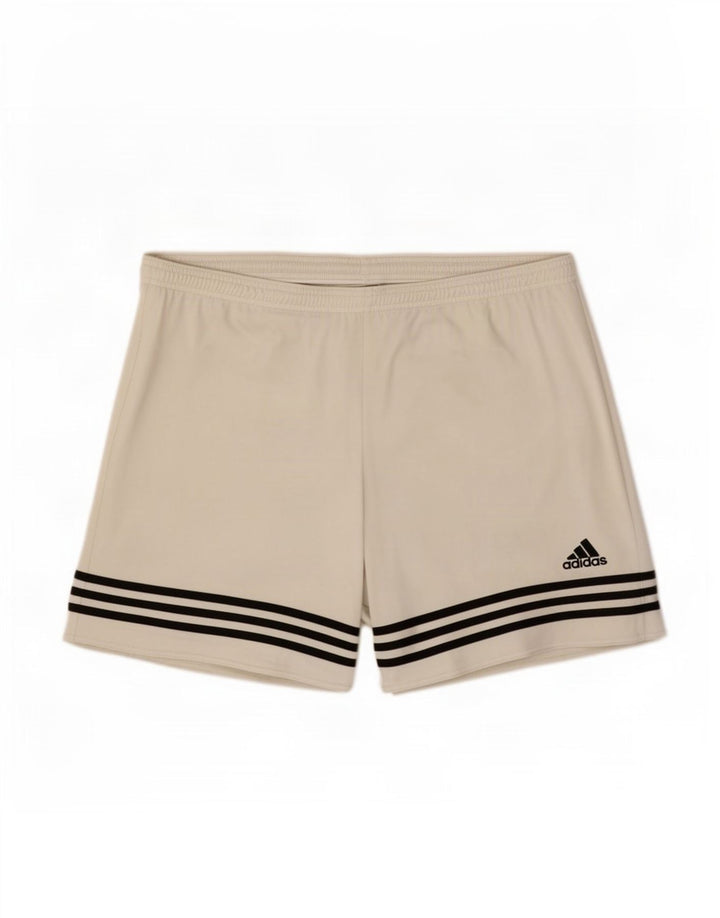 Męskie spodenki sportowe Adidas Climalite XL, biały poliester