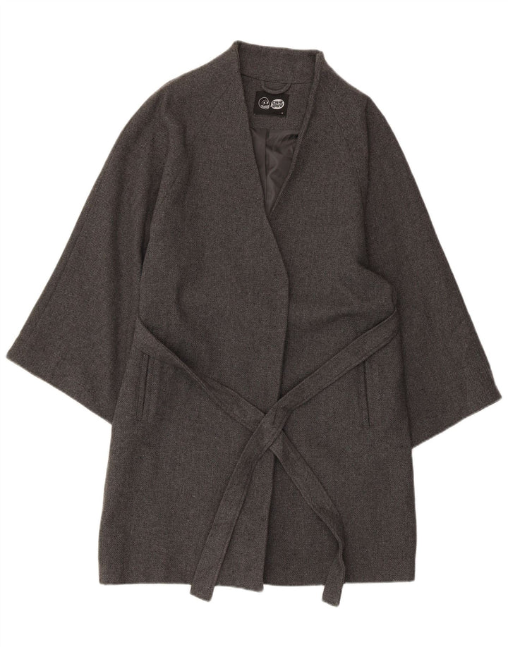 TANIE PONIEDZIAŁEK Płaszcz damski UK 10 Mały, szary, akrylowy