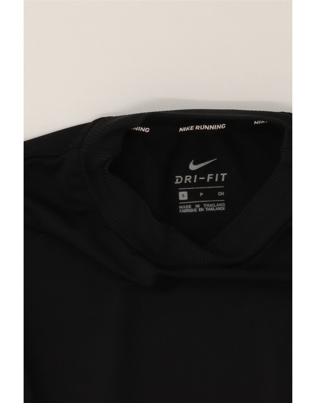 NIKE Womens Oversized Crop Sweatshirt Jumper UK 10 Small Black Polyester Vintage Nike and Second-Hand Nike from Messina Hembry 