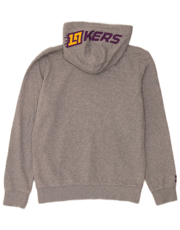 Męski sweter Champion Los Angeles Lakers z grafiką, średnioszary, nakrapiany