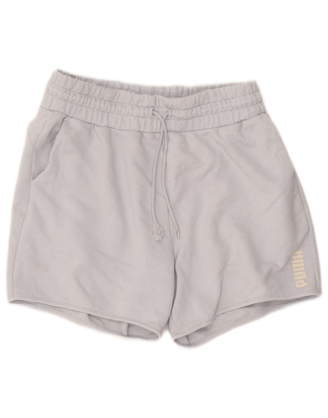 Damskie spodenki sportowe Puma UK 12 Średnioniebieskie, bawełniane