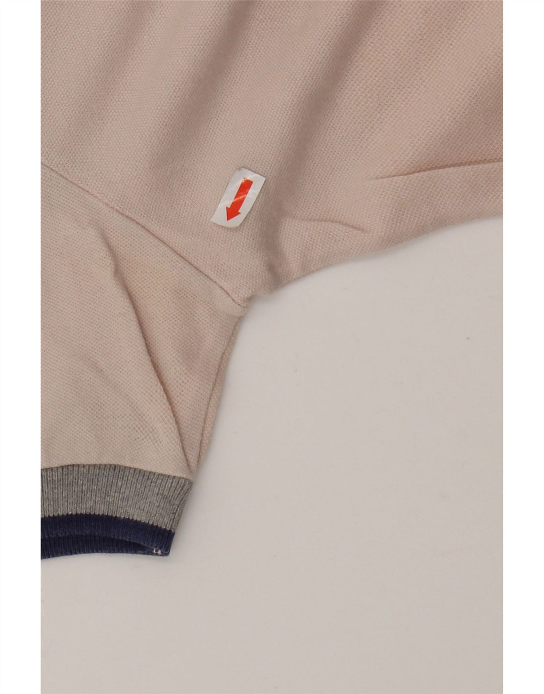 ARMANI JEANS Męska koszulka polo Średnioróżowa, bawełniana