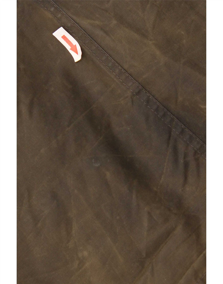 Męska kurtka Barbour z woskowanej bawełny UK 38, średnia bawełna khaki
