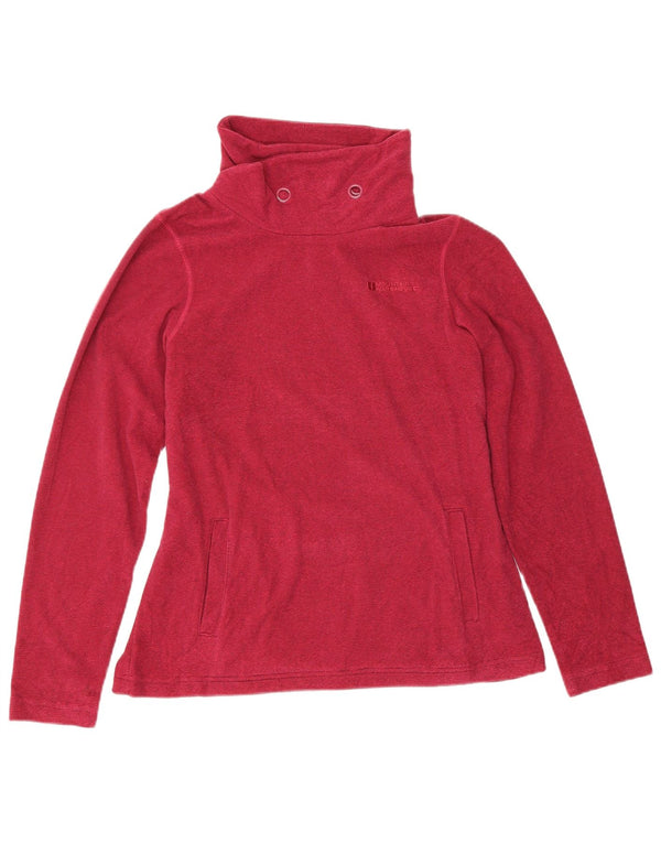 Damski sweter polarowy Mountain Warehouse UK 12, średni czerwony, poliester