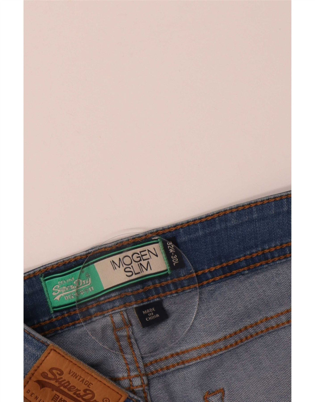 Damskie jeansy Superdry Imogen Slim W32 L30 Niebieskie, bawełniane
