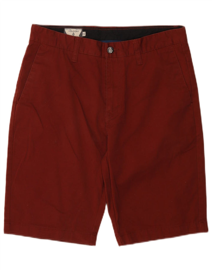 Męskie spodenki Chino VOLCOM W30 Średnio-burgundowa bawełna