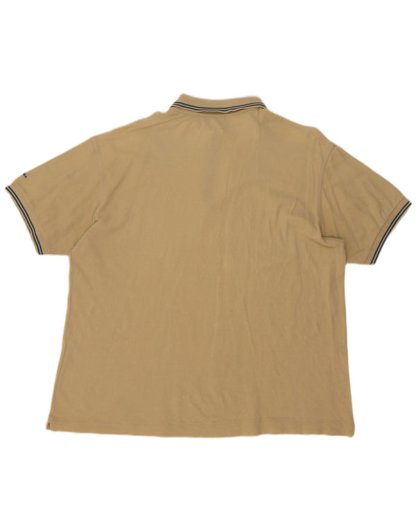 Think Różowa Męska Koszulka Polo 2XL Beżowa