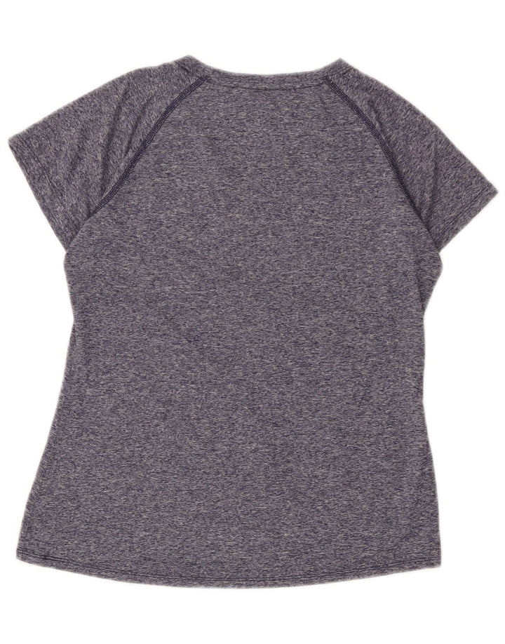 T-shirt damski The North Face UK 12, średni granatowy, nakrapiany poliester